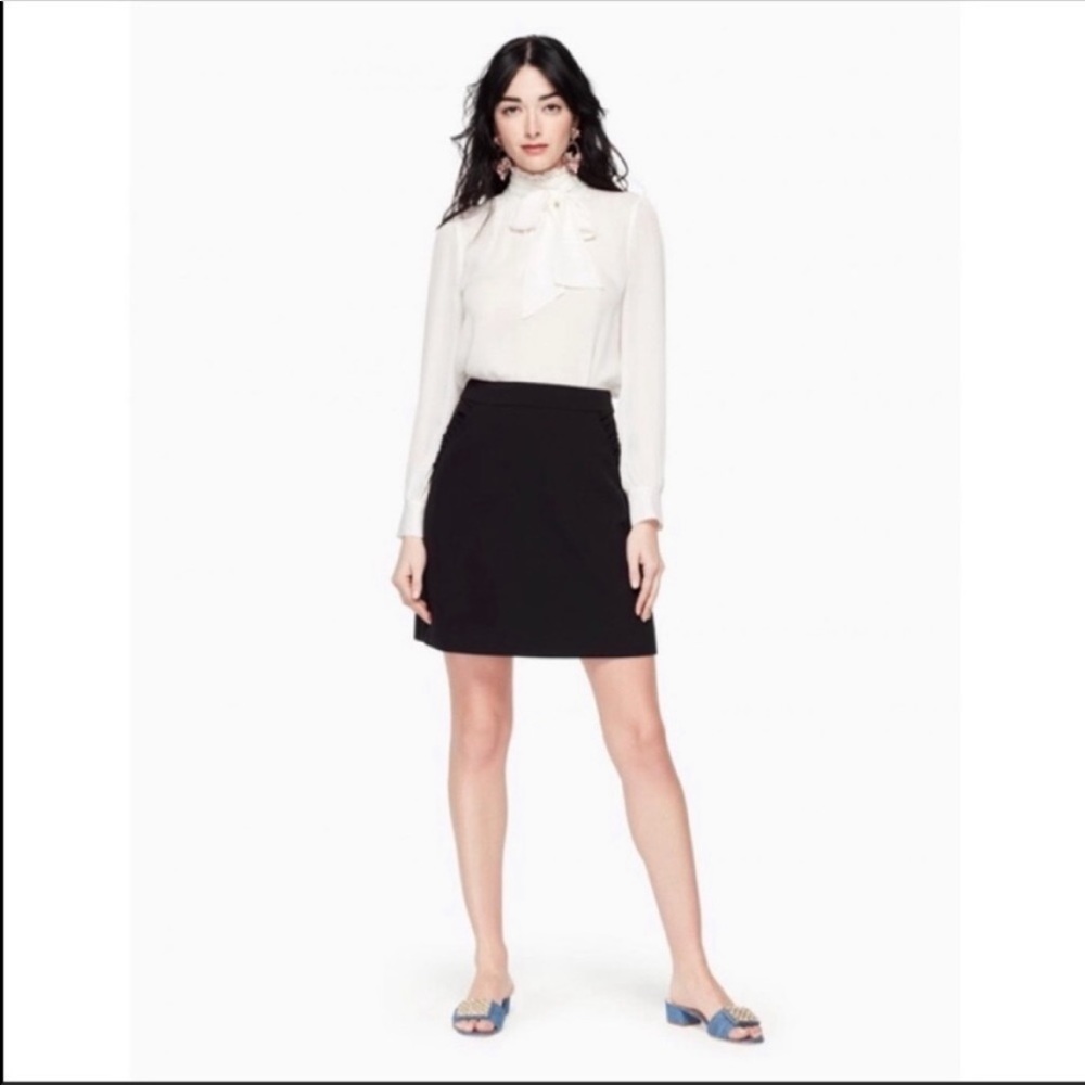 Kate Spade Studio Pencil Skirt with Bow